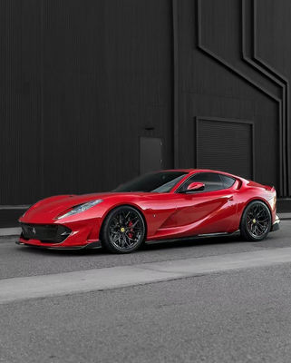 1016 Ferrari Body Kit 812 190 мм Углеродный волокно передний бампер диффузер Спойлер