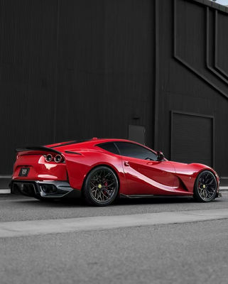 1016 Ferrari Body Kit 812 190 мм Углеродный волокно передний бампер диффузер Спойлер