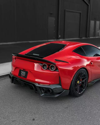1016 Ferrari Body Kit 812 190 мм Углеродный волокно передний бампер диффузер Спойлер