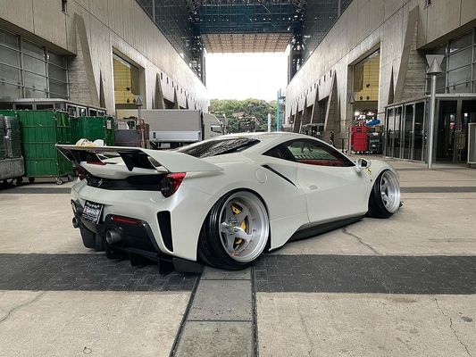 Углеродный волокно широкофюзеляжный Ferrari 488pista спойлер Углеродный волокно спойлер крыльцо