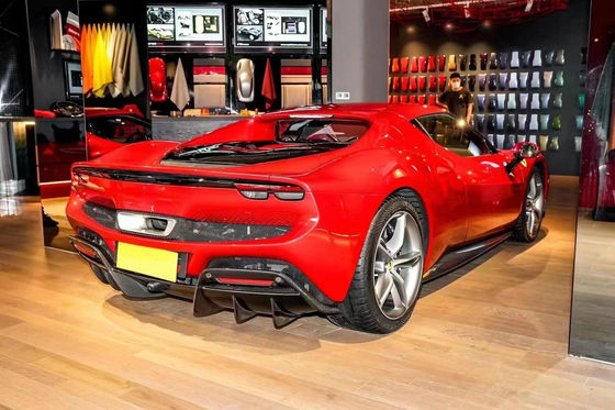 296 Ferrari Widebody Kit OEM Углеродная волокна защитная пластина двигателя