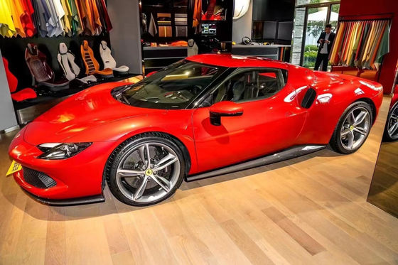 296 Ferrari Widebody Kit OEM Углеродная волокна защитная пластина двигателя