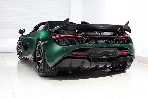 Комплект корпуса из углеродных волокон для McLaren 720S 720 Upgraded TOPCAR Style Передняя лопатка Задняя диффузерная крышка
