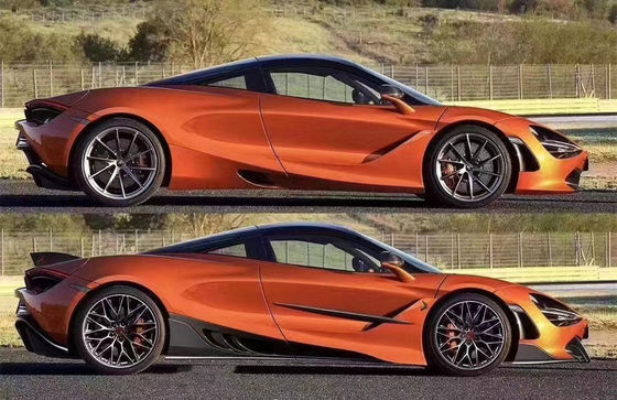 Комплект корпуса из углеродных волокон для McLaren 720S 720 Upgraded TOPCAR Style Передняя лопатка Задняя диффузерная крышка