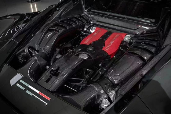 488 Ferrari Body Kit Сухое двигательное щит из углеродного волокна