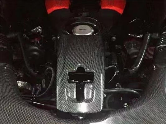 488 Ferrari Body Kit Сухое двигательное щит из углеродного волокна