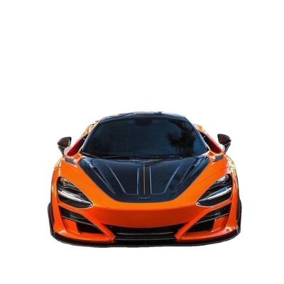 Сухое углеродное волокно для McLaren 720s Углеродное волокно корпуса 720s Усовершенствованный передний и задний бампер в стиле MSY