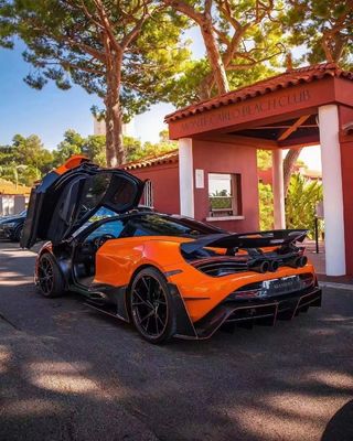 Сухое углеродное волокно для McLaren 720s Углеродное волокно корпуса 720s Усовершенствованный передний и задний бампер в стиле MSY