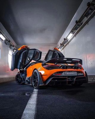 Сухое углеродное волокно для McLaren 720s Углеродное волокно корпуса 720s Усовершенствованный передний и задний бампер в стиле MSY
