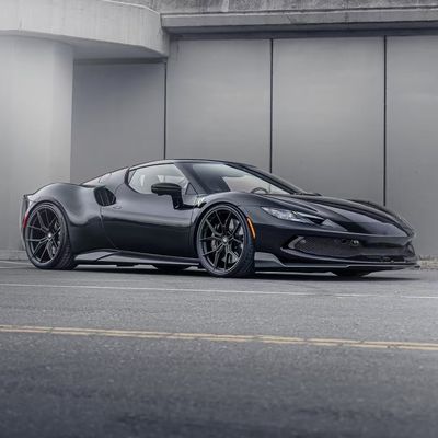 OEM Ferrari 296 Gtb корпусный комплект Карбоновая волокна корпус FY стиль Боковая юбка корпусный комплект