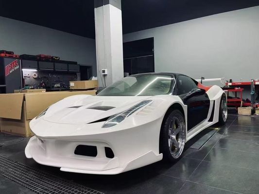 458 Ferrari Body Kit LB Style Передний и задний бампер 2011 - 2014 Готовка Спойлер для автомобиля