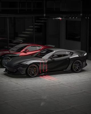 812 Ferrari Body Kit Углеродное волокно Широкое тело 812 ZE Style Углеродное волокно арки