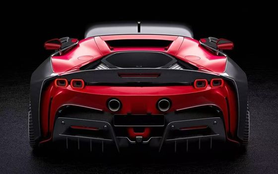 SF90 Ferrari Carbon Body Kit 2021 Широкофюзеляжные комплекты ZE Style Wheel Arch