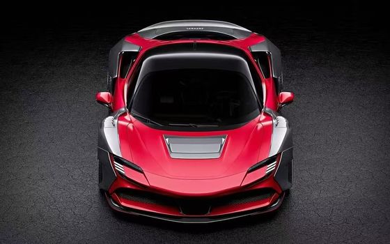 SF90 Ferrari Carbon Body Kit 2021 Широкофюзеляжные комплекты ZE Style Wheel Arch