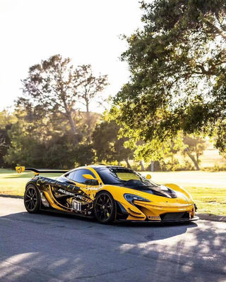 Для McLaren P1 корпусный комплект P1 модернизированный GTR стиль передний и задний бампер спойлеры Карбоновые волокна корпусный комплект