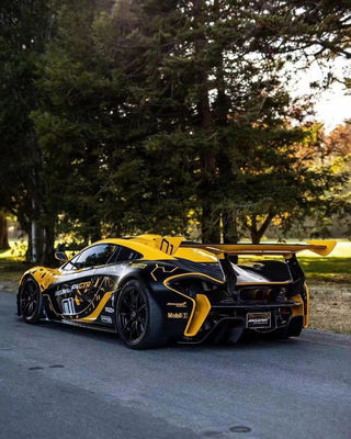 Для McLaren P1 корпусный комплект P1 модернизированный GTR стиль передний и задний бампер спойлеры Карбоновые волокна корпусный комплект