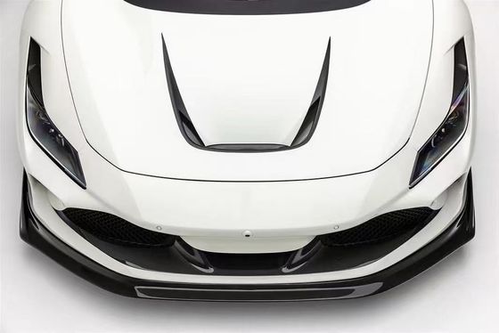 F8 Ferrari Carbon Car Body Kit VOS Style PP Carbon Fiber Lip Spoiler Капсуловый корпус