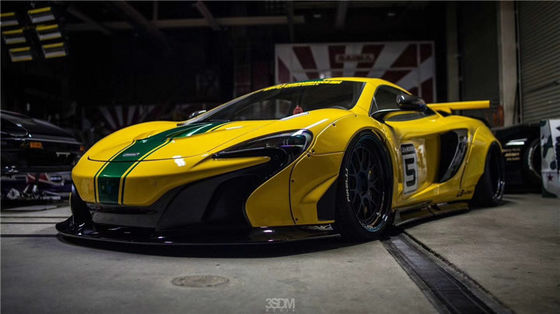 Для McLaren 650S 625c Широкофюзеляжный комплект 650S 625c Улучшает передний и задний бамперный спойлер широкофюзеляжный комплект