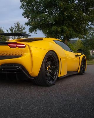 296 Ferrari Body Kit 2021 2022 Автомобиль Колесо Арка Передний и Задний Бампер Спойлер