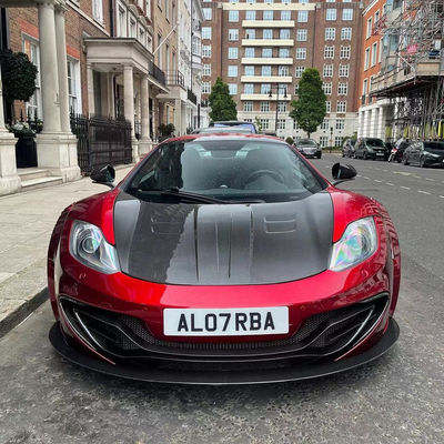 MP4 12C Mclaren Body Kit MSY Style Передний задний бампер Спойлер Широкофюзеляжный комплект Красный Черный