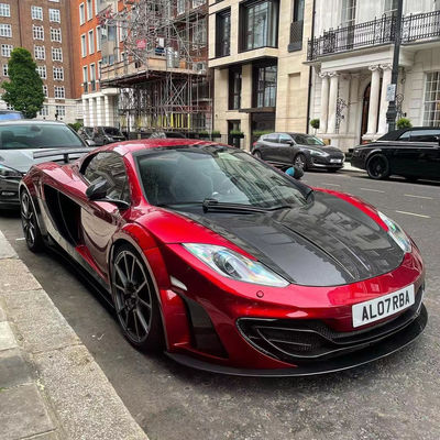 MP4 12C Mclaren Body Kit MSY Style Передний задний бампер Спойлер Широкофюзеляжный комплект Красный Черный