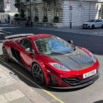MP4 12C Mclaren Body Kit MSY Style Передний задний бампер Спойлер Широкофюзеляжный комплект Красный Черный