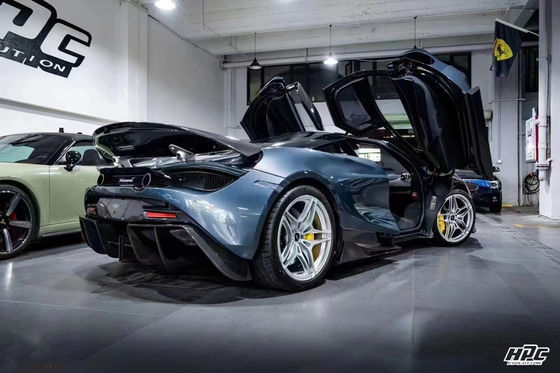 720s Макларен Бодикит Blacksail стиль Передний бампер Спойлер Губаная крышка Фендер