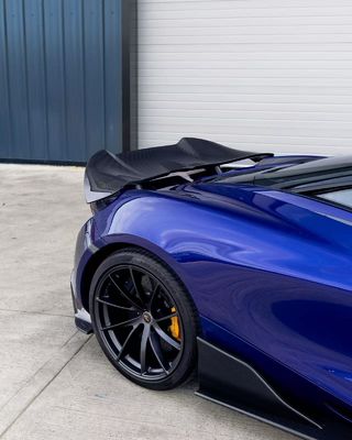 Blue 720s Wide Body Kit McLaren Carbon Fiber Front Lip Diffuser Спойлерный комплект
