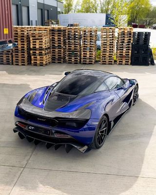 Blue 720s Wide Body Kit McLaren Carbon Fiber Front Lip Diffuser Спойлерный комплект