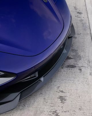 Blue 720s Wide Body Kit McLaren Carbon Fiber Front Lip Diffuser Спойлерный комплект