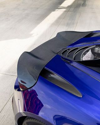 Blue 720s Wide Body Kit McLaren Carbon Fiber Front Lip Diffuser Спойлерный комплект