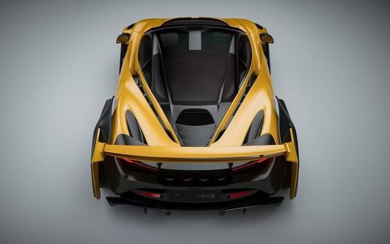 720s Mclaren Body Kit Углеродное волокно Широкоствольное тело ZE стиль Передний и задний бампер