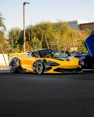 720s Mclaren Body Kit Углеродное волокно Широкоствольное тело ZE стиль Передний и задний бампер