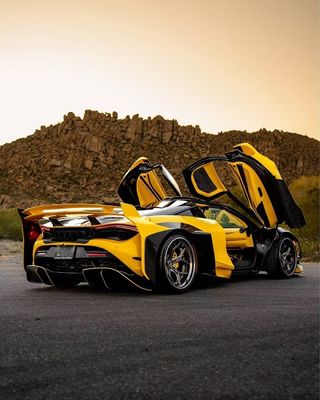 720s Mclaren Body Kit Углеродное волокно Широкоствольное тело ZE стиль Передний и задний бампер