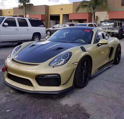 Продукты из углеродного волокна для Porsche 981 Boxster Carbon Fiber Hood 981 Carbon Fiber Engine Hatch Cover 2013-2015