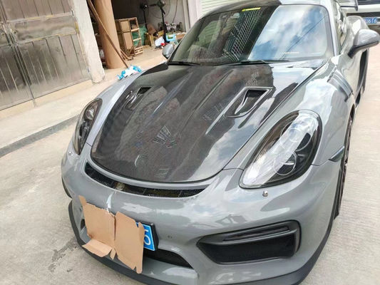 Продукты из углеродного волокна для Porsche 981 Boxster Carbon Fiber Hood 981 Carbon Fiber Engine Hatch Cover 2013-2015