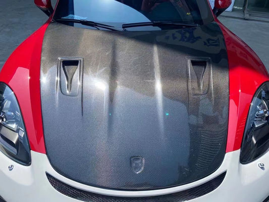 Высококачественная крышка из углеродного волокна для Porsche 718 Boxster