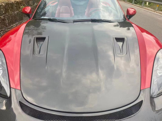 Высококачественная крышка из углеродного волокна для Porsche 718 Boxster
