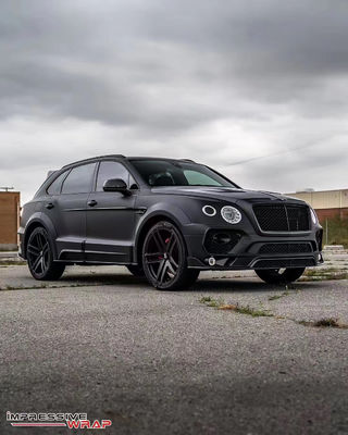 Для Bentley Bentayga Комплект корпуса из углеродного волокна Bentayga Усовершенствованный стиль MSY Передний и задний бампер Спойлер Широкий корпус