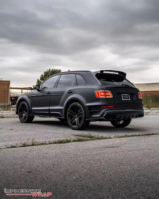 Для Bentley Bentayga Комплект корпуса из углеродного волокна Bentayga Усовершенствованный стиль MSY Передний и задний бампер Спойлер Широкий корпус