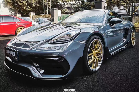 Новый продукт для Porsche 718 Boxster Body Kit 718 Усовершенствованный передний и задний бампер PD стиля