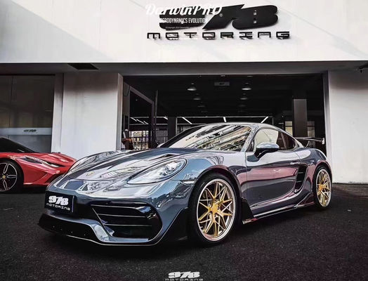 Новый продукт для Porsche 718 Boxster Body Kit 718 Усовершенствованный передний и задний бампер PD стиля
