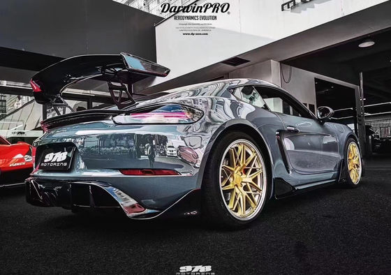 Новый продукт для Porsche 718 Boxster Body Kit 718 Усовершенствованный передний и задний бампер PD стиля
