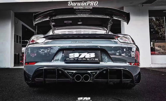Новый продукт для Porsche 718 Boxster Body Kit 718 Усовершенствованный передний и задний бампер PD стиля