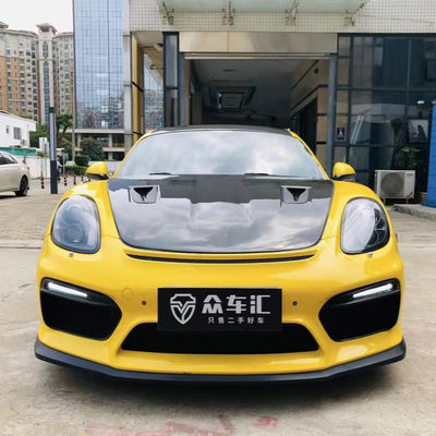 Изделия из полиэтиленового пластика для Porsche Boxster 981 Body Kit Boxster 981 Upgraded GT4 Передние и задние спойлеры бампера