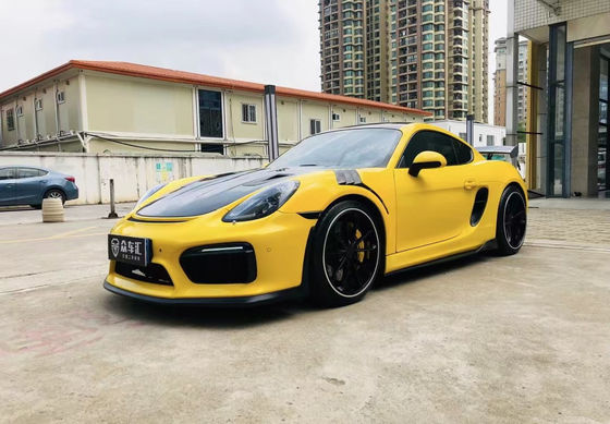 Изделия из полиэтиленового пластика для Porsche Boxster 981 Body Kit Boxster 981 Upgraded GT4 Передние и задние спойлеры бампера