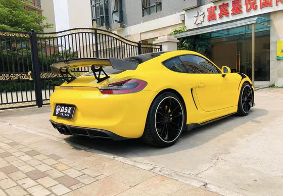 Изделия из полиэтиленового пластика для Porsche Boxster 981 Body Kit Boxster 981 Upgraded GT4 Передние и задние спойлеры бампера