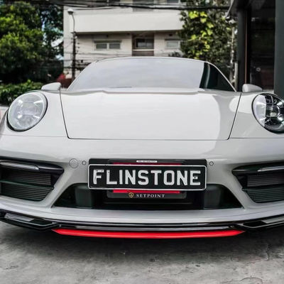 Для Porsche 911 992 Комплект корпуса из углеродного волокна 911 992 Усовершенствованный стиль TechArt Передняя лопатка Диффузор Спойлер Боковая юбка Комплект корпуса
