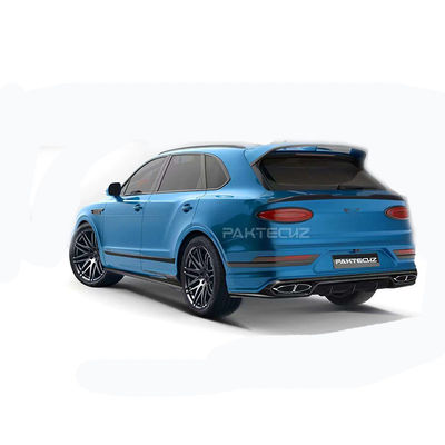 Авто синий Bentley Bentayga корпусный комплект широкофюзеляжный углеродный волокно передний губный диффузер крыльцо капот