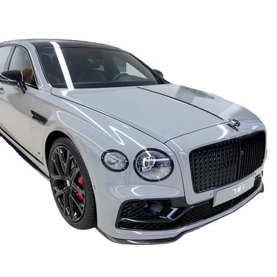 Flying Spur Bentley Body Kit W12 Style Carbon Fiber Lip Kit 2019 Диффузор Спойлер Боковая юбка